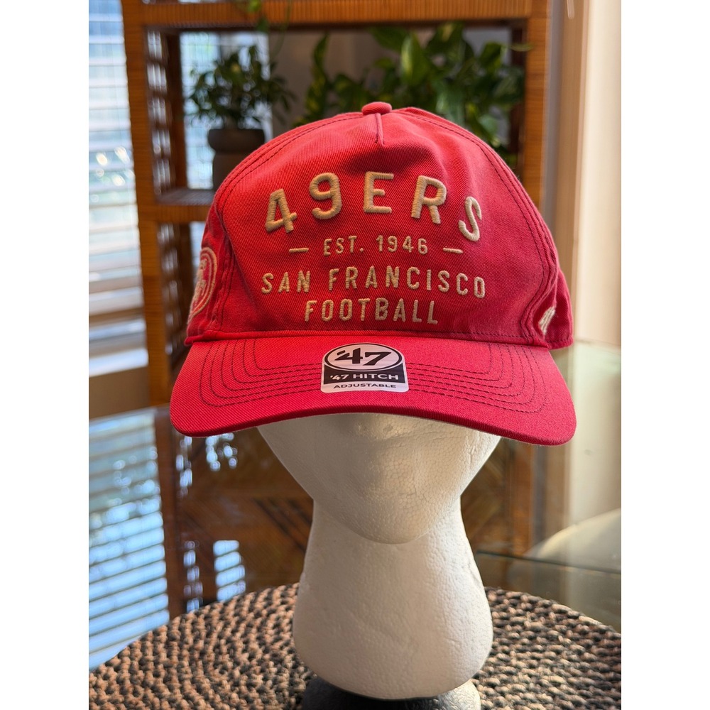 47 Brand San Francisco 49ers NFL 47 Hitch Red Snapback Hat OSFA New